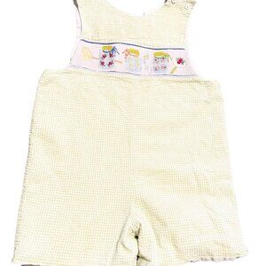 Sucre Yellow Shortall Bug Catching Smock Size 2T Boys